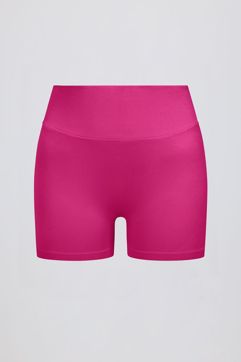 Define Luxe Mini Shorts in Berry